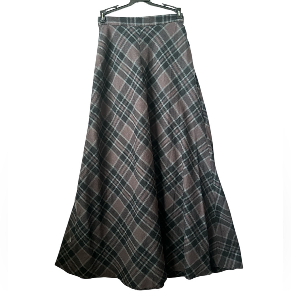 Zara Plaid Midi Maxi Skirt NWT Size Medium